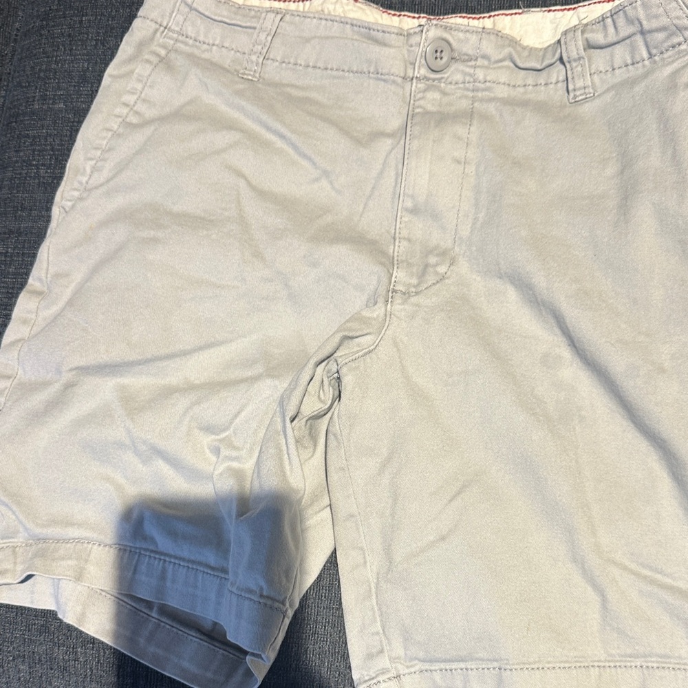 George Light Gray Flat Front Shorts